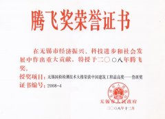 2008年無錫市騰飛獎(jiǎng)